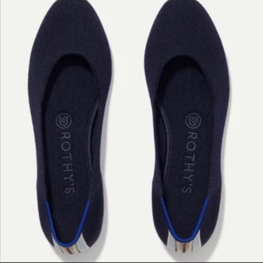 Rothy’s Navy Flats size 7.5